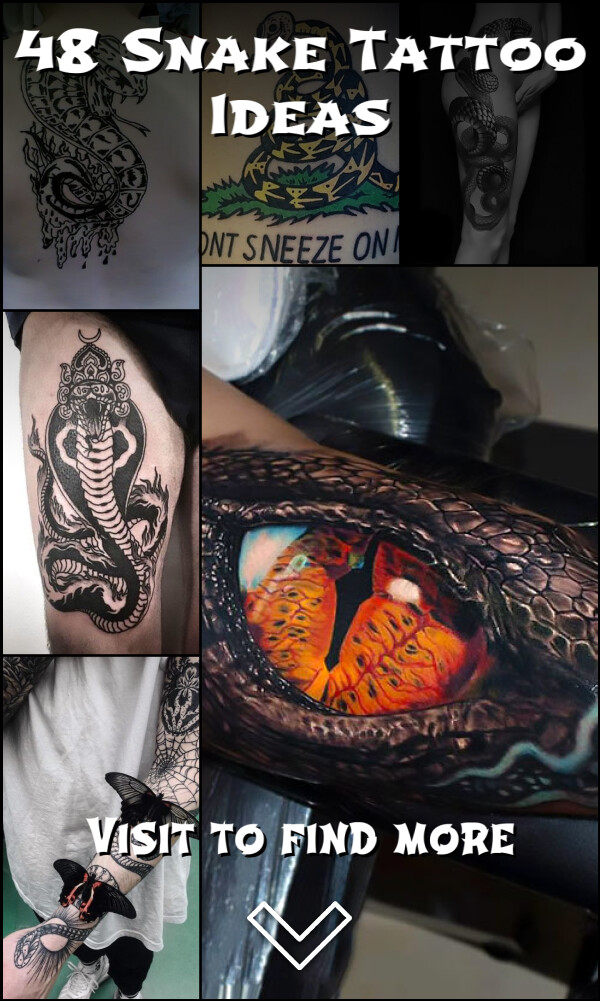 48 Snake Tattoo Ideas