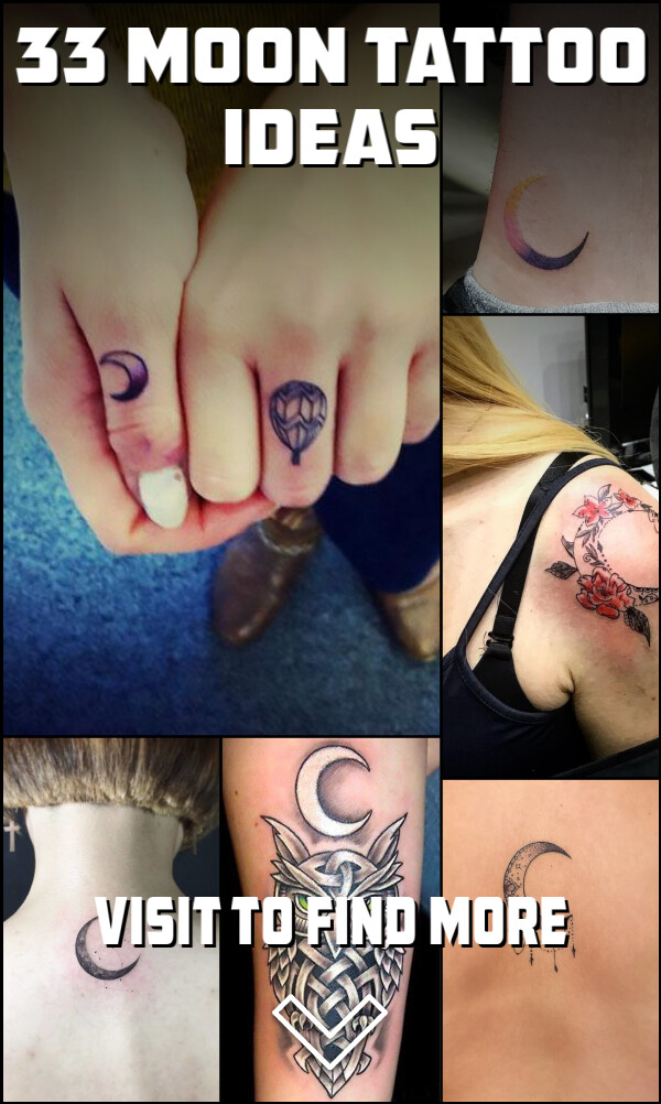 33 Moon Tattoo Ideas