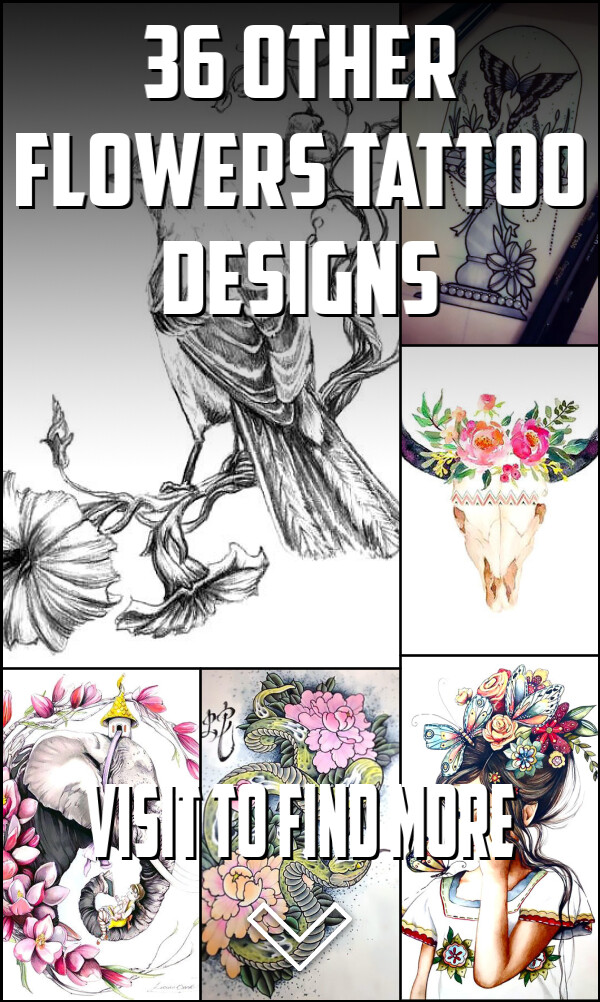 36 Other Flowers Tattoo Designs