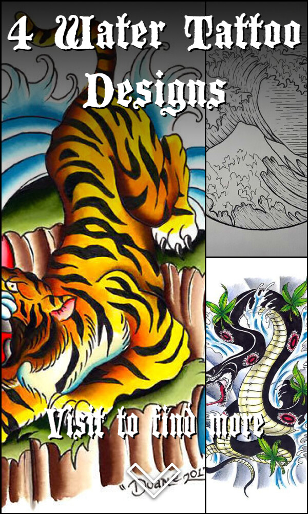 4 Water Tattoo Designs