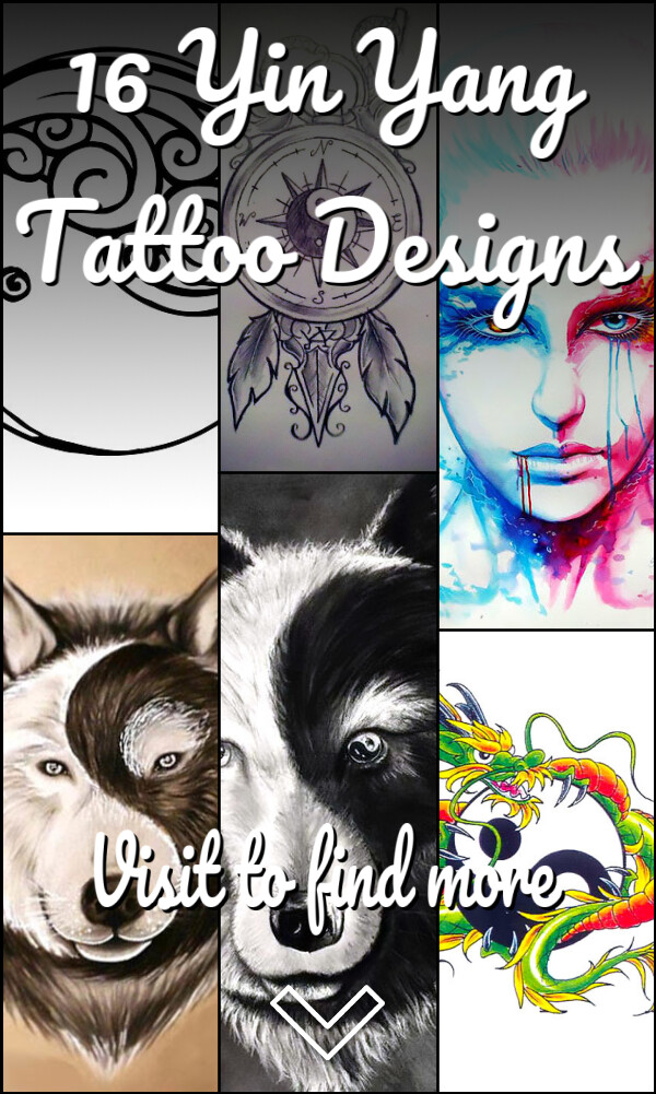 16 Yin Yang Tattoo Designs