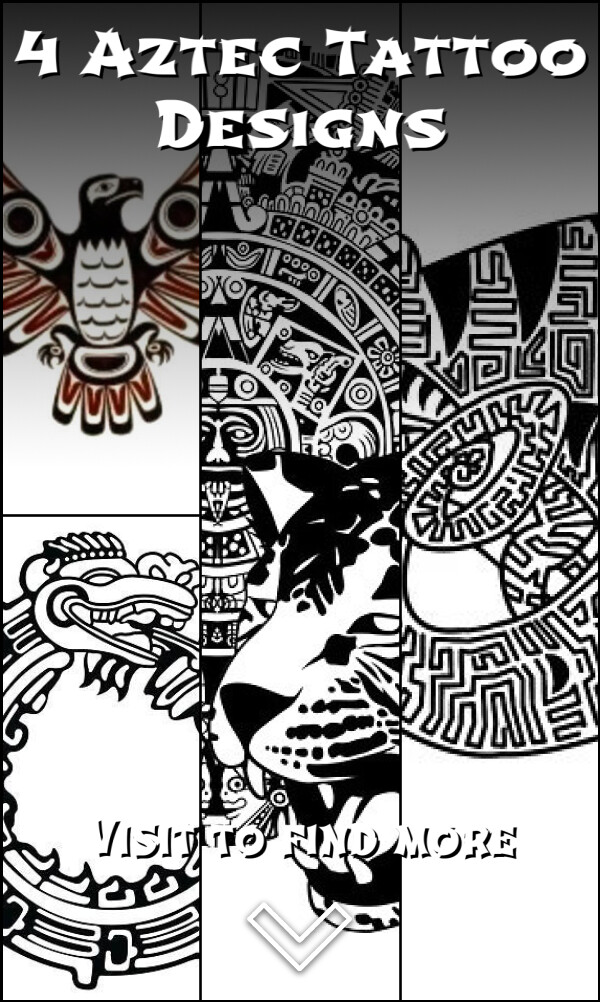 4 Aztec Tattoo Designs