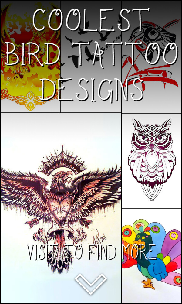 389 Coolest Bird Tattoo Designs