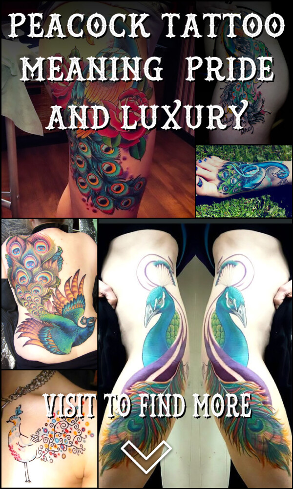 Peacock Tattoo Meaning: Pride and Luxury