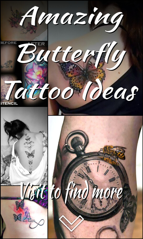 Amazing Butterfly Tattoo Ideas