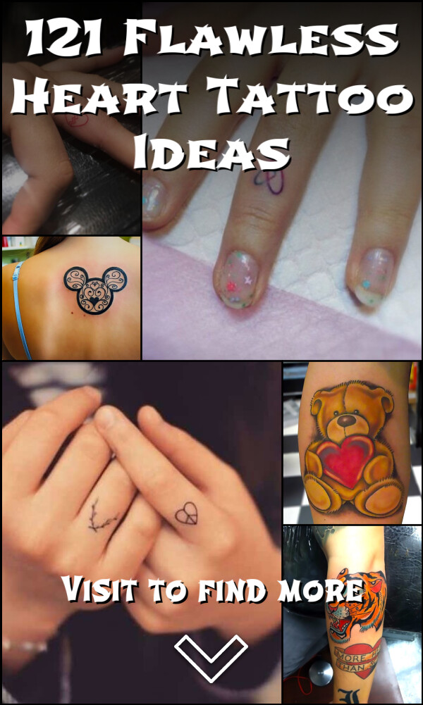 121 Flawless Heart Tattoo Ideas 