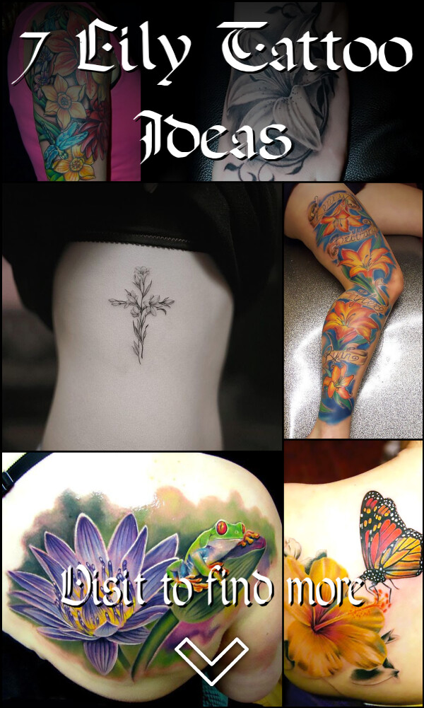 7 Lily Tattoo Ideas