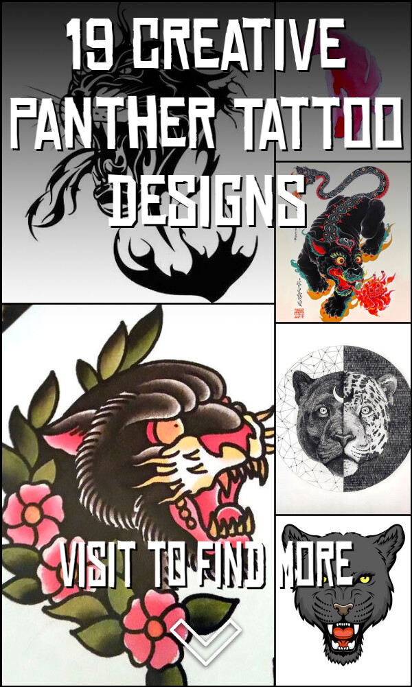19 Creative Panther Tattoo Designs