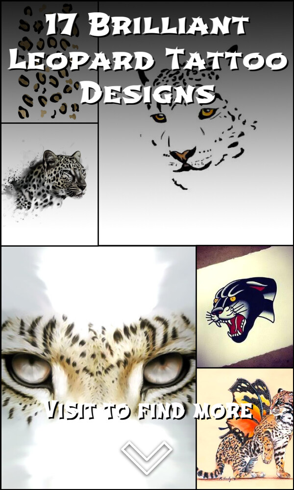 17 Brilliant Leopard Tattoo Designs