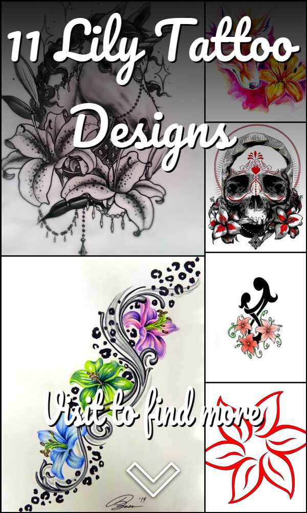 11 Lily Tattoo Designs