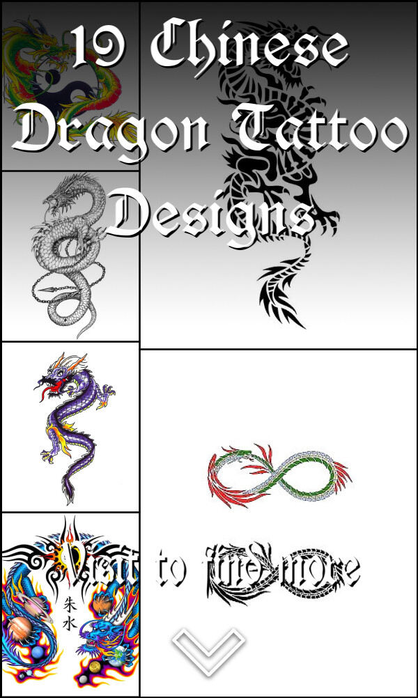 19 Chinese Dragon Tattoo Designs