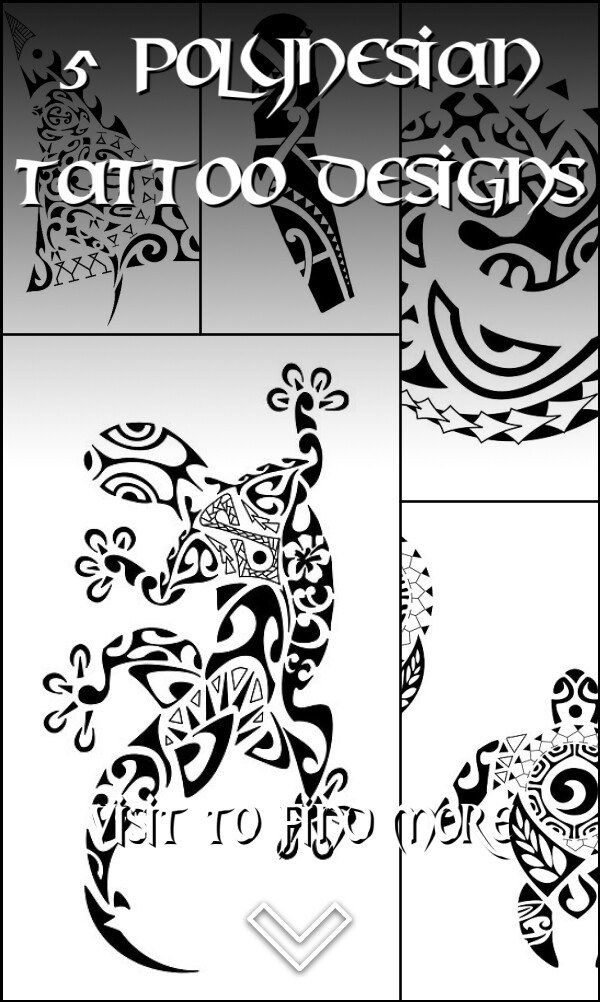 5 Polynesian Tattoo Designs
