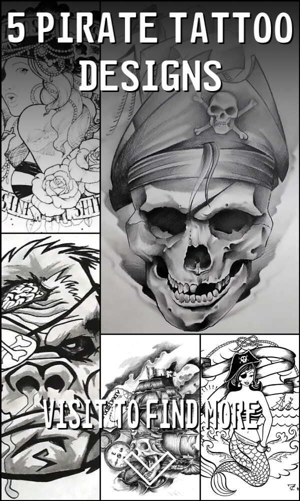 5 Pirate Tattoo Designs