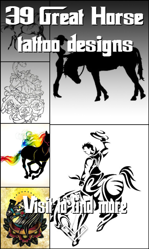 39 Great Horse tattoo designs