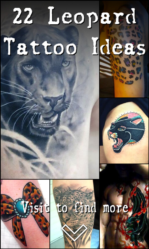 22 Leopard Tattoo Ideas