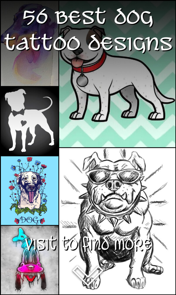 56 Best Dog Tattoo Designs