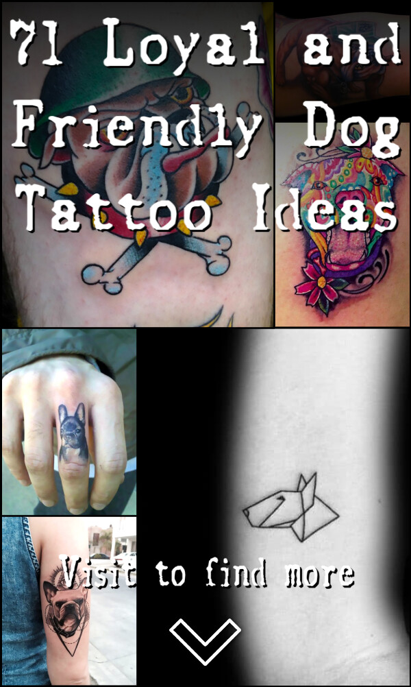 71 Loyal and Friendly Dog Tattoo Ideas