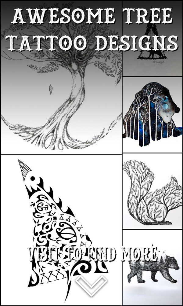 26 Awesome Tree Tattoo Designs