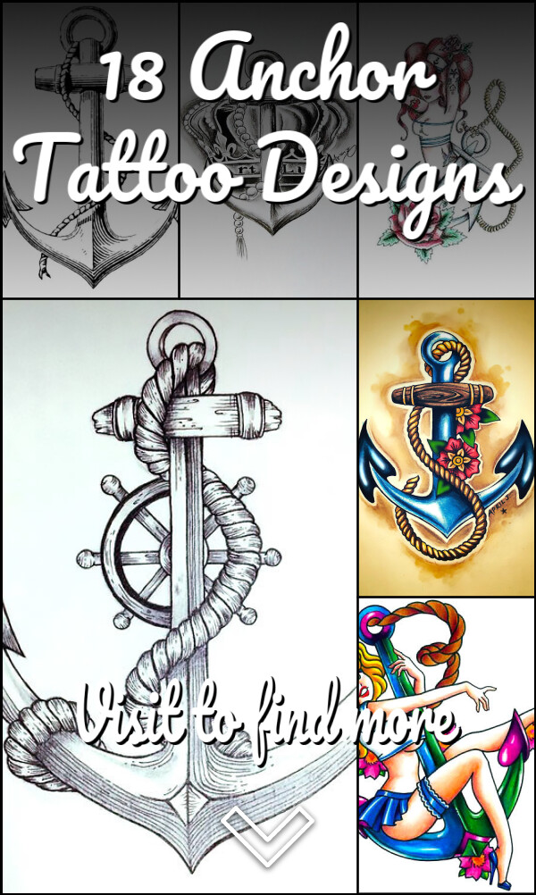18 Anchor Tattoo Designs