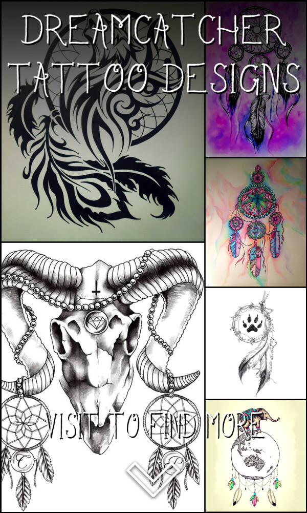 12 Dreamcatcher Tattoo Designs