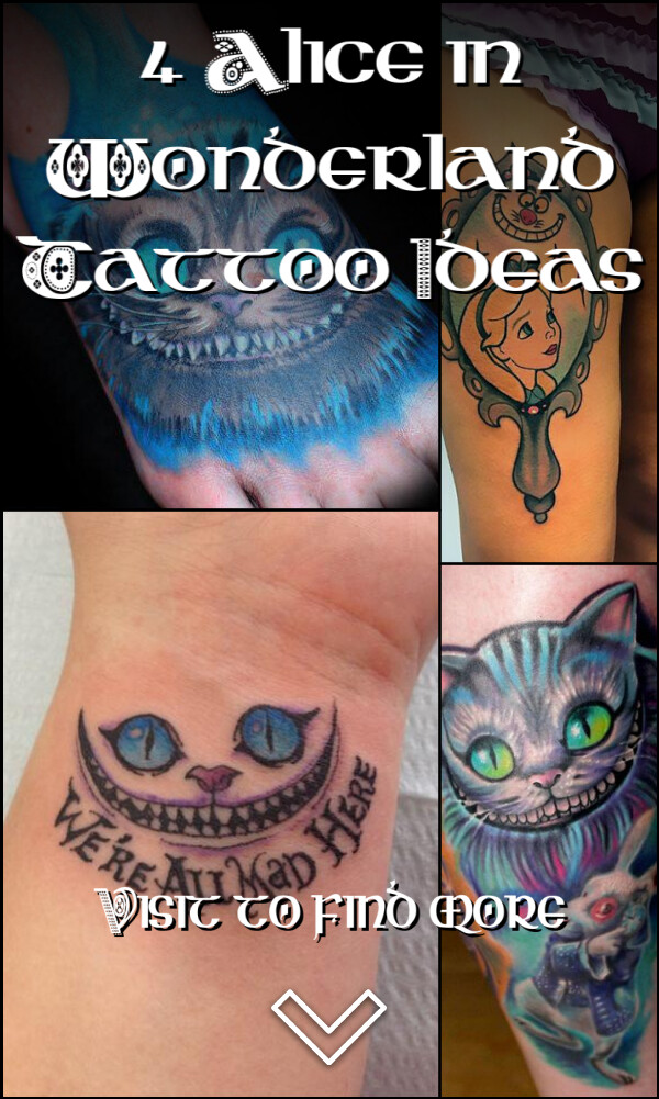 4 Alice in Wonderland Tattoo Ideas