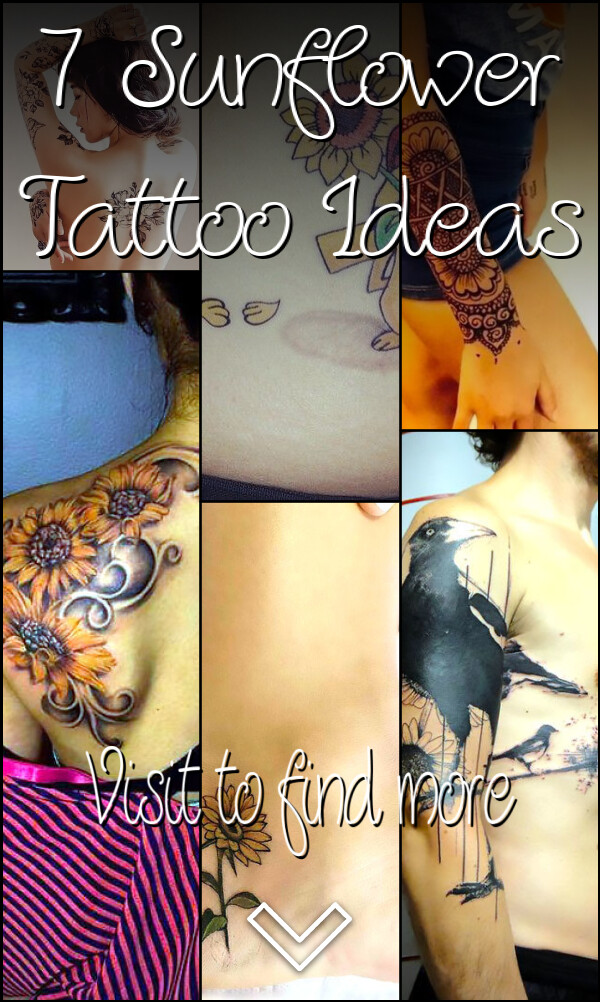 7 Sunflower Tattoo Ideas