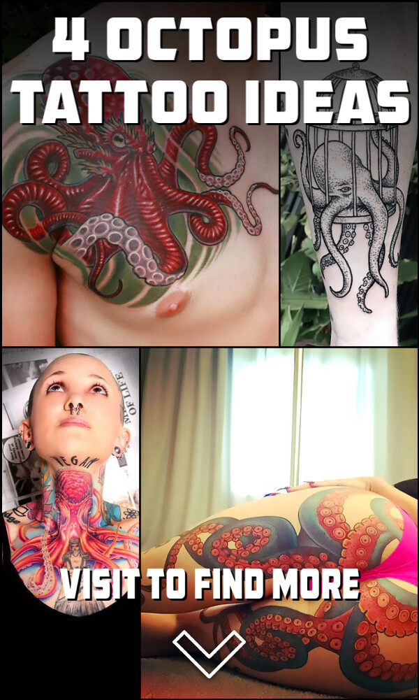 4 Octopus Tattoo Ideas