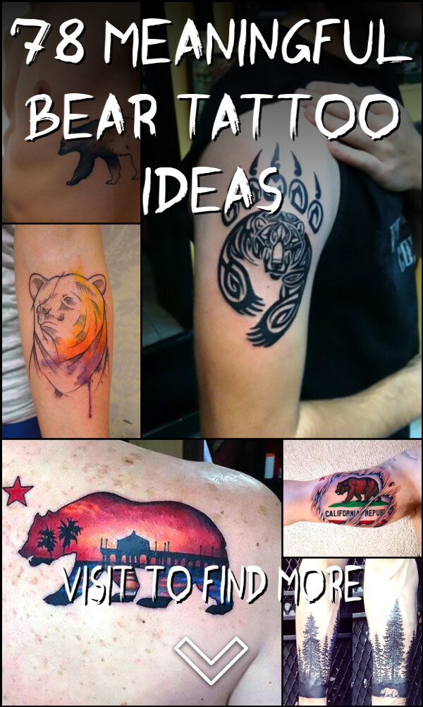 78 Meaningful Bear Tattoo Ideas