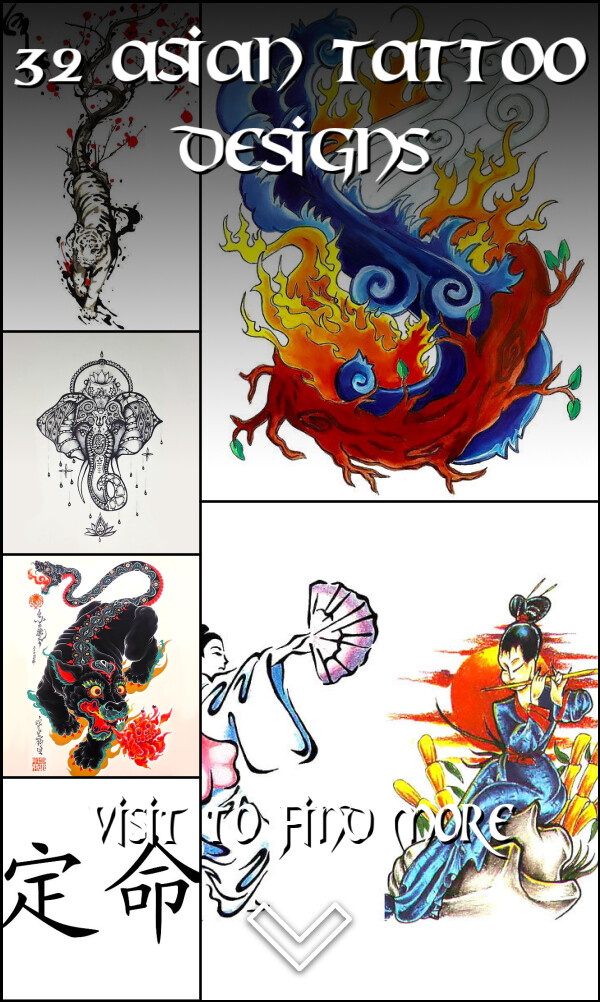 32 Asian Tattoo Designs