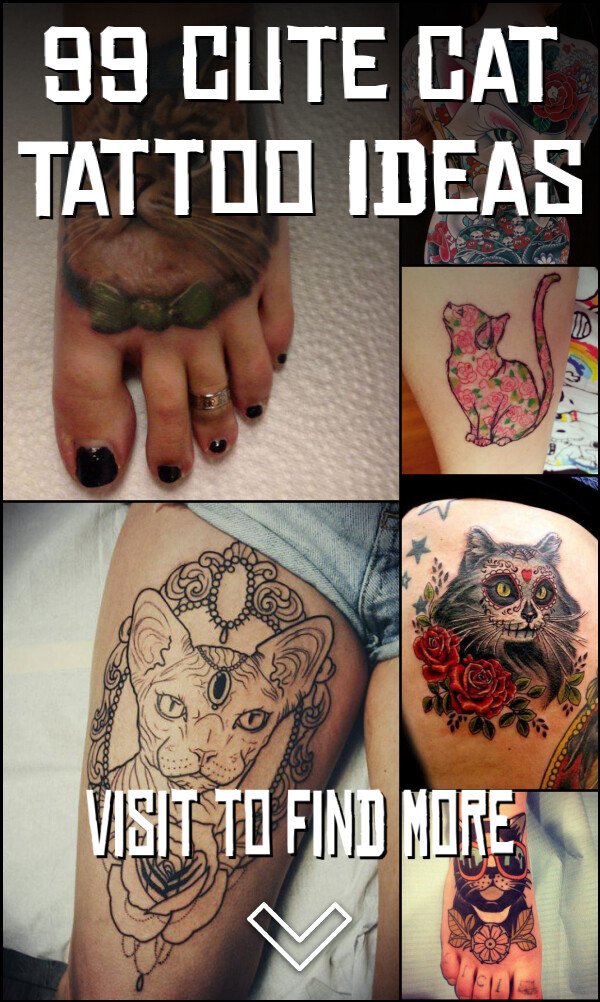 99 Cute Cat Tattoo Ideas