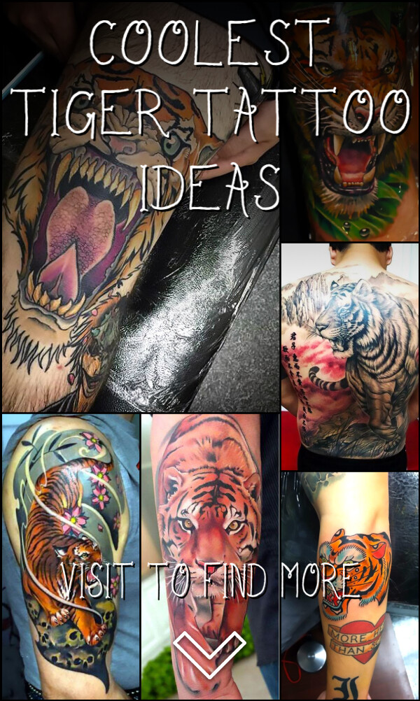39 Coolest Tiger tattoo ideas