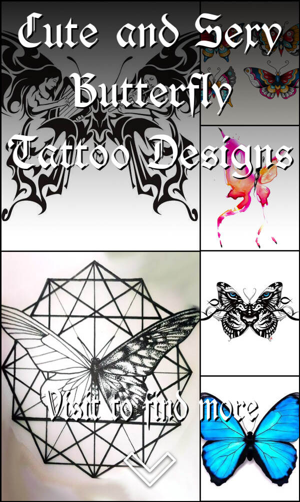 Cute and Sexy Butterfly Tattoo Designs