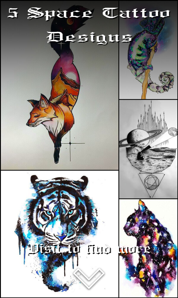 5 Space Tattoo Designs