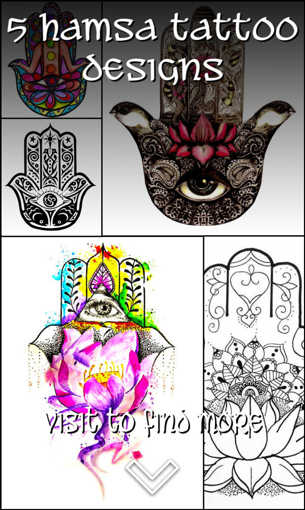 5 Hamsa Tattoo Designs