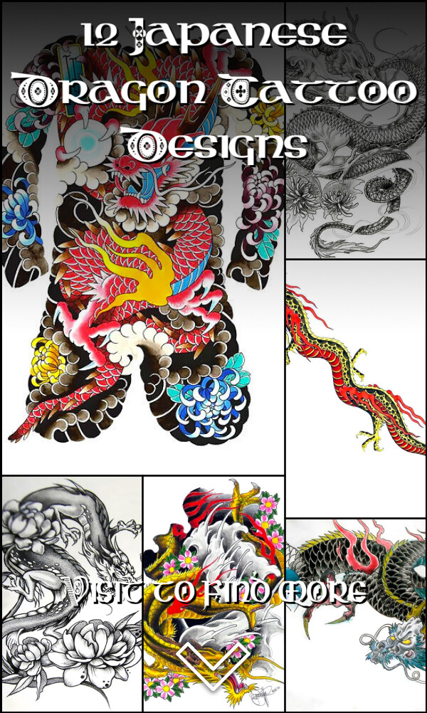 12 Japanese Dragon Tattoo Designs