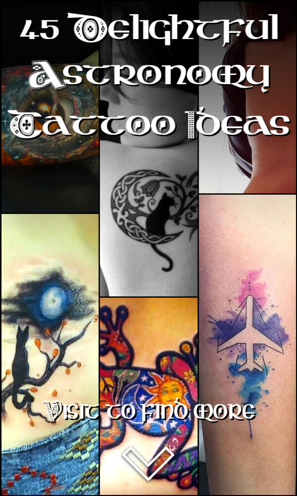 45 Delightful Astronomy Tattoo Ideas
