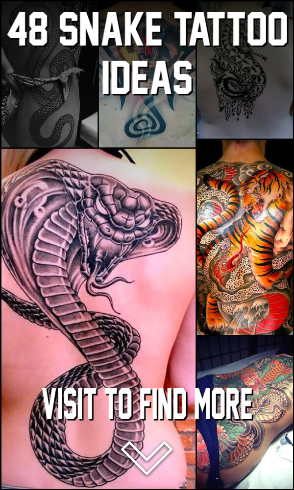 48 Snake Tattoo Ideas