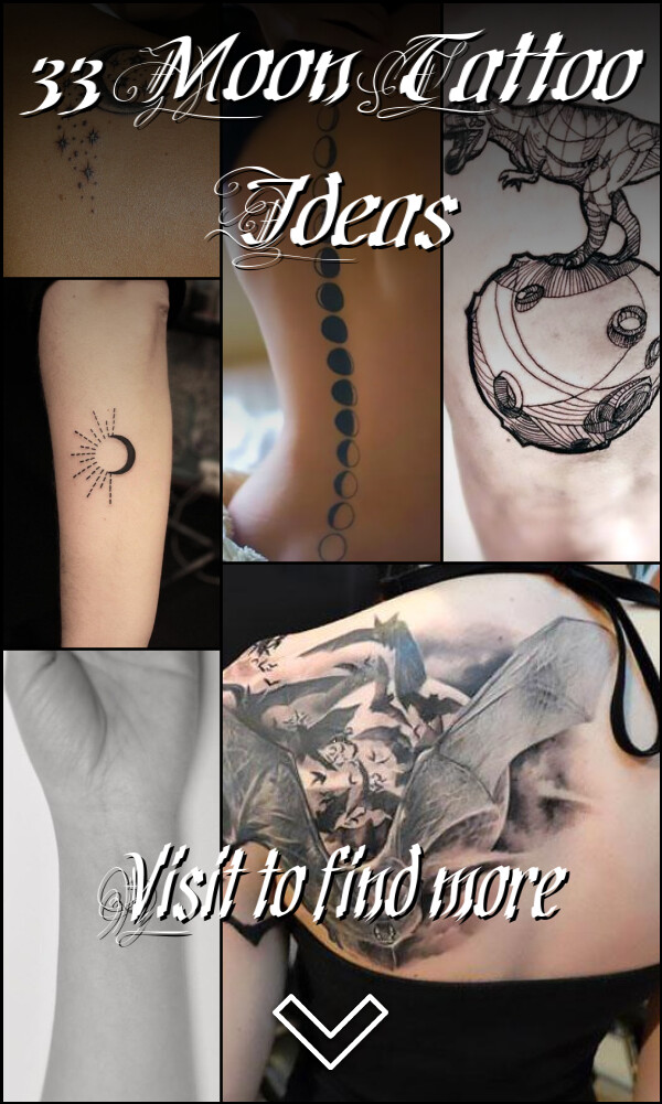 33 Moon Tattoo Ideas