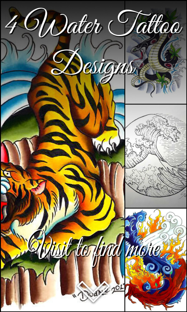 4 Water Tattoo Designs
