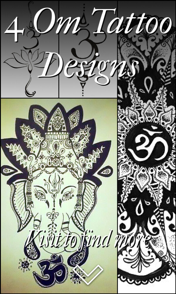 4 Om Tattoo Designs