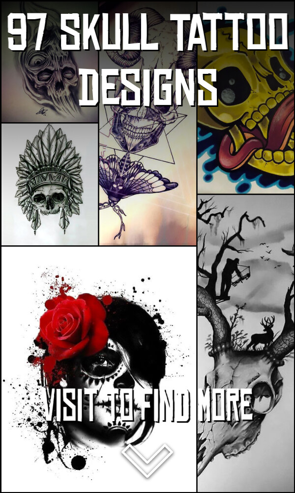 97 Skull Tattoo Designs