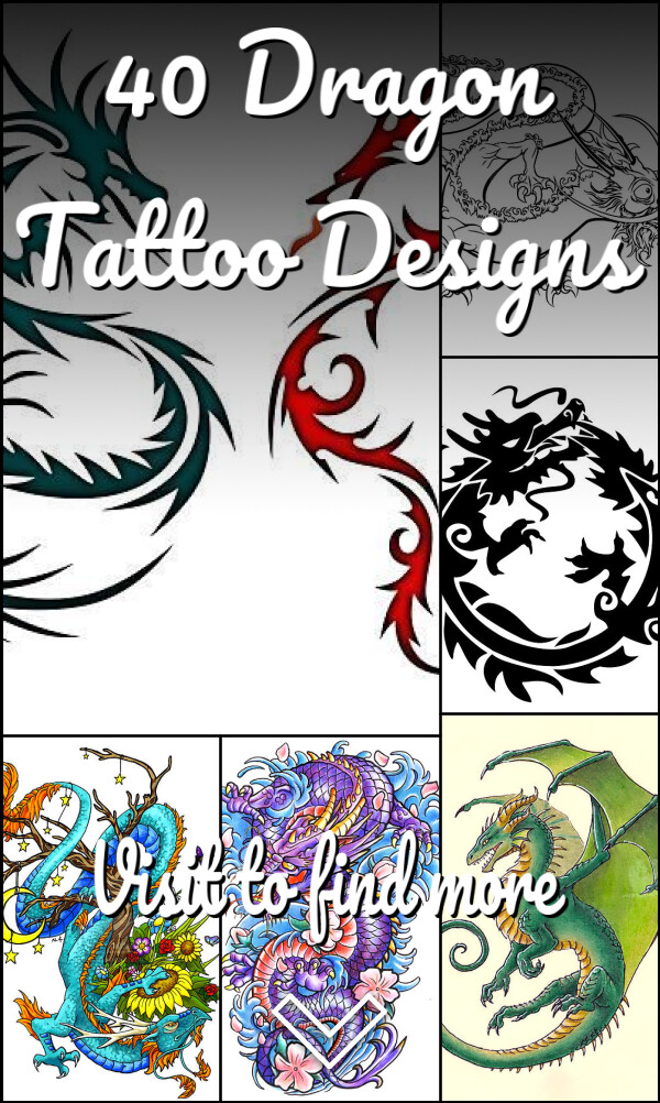 40 Dragon Tattoo Designs
