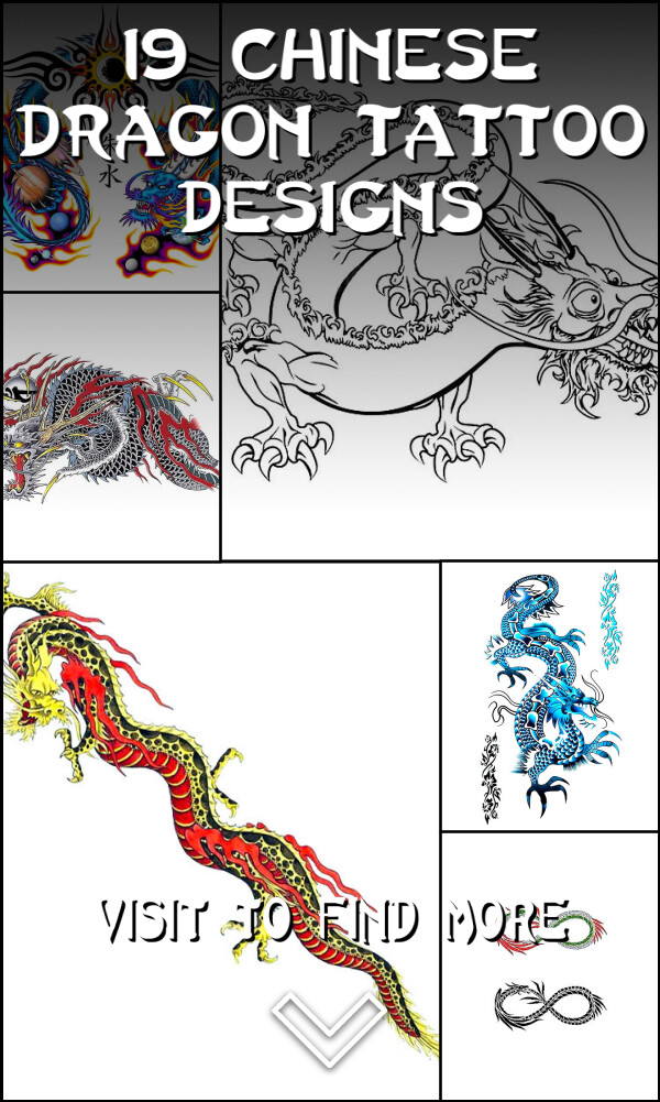 19 Chinese Dragon Tattoo Designs