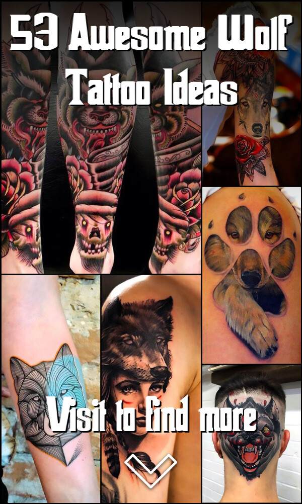 53 Awesome Wolf Tattoo Ideas