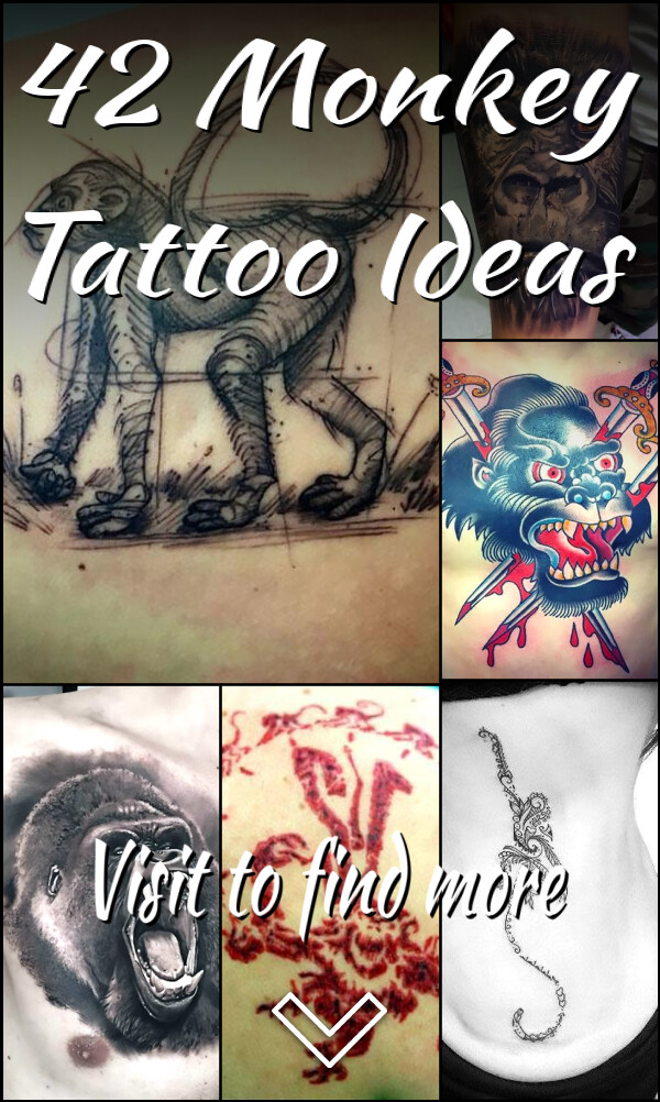 42 Monkey Tattoo Ideas