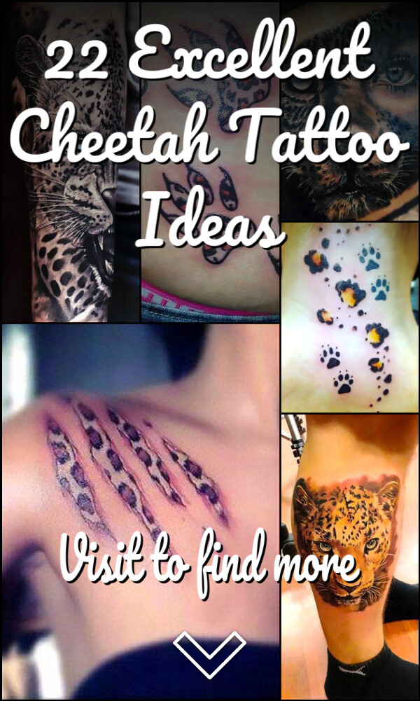 22 Excellent Cheetah Tattoo Ideas