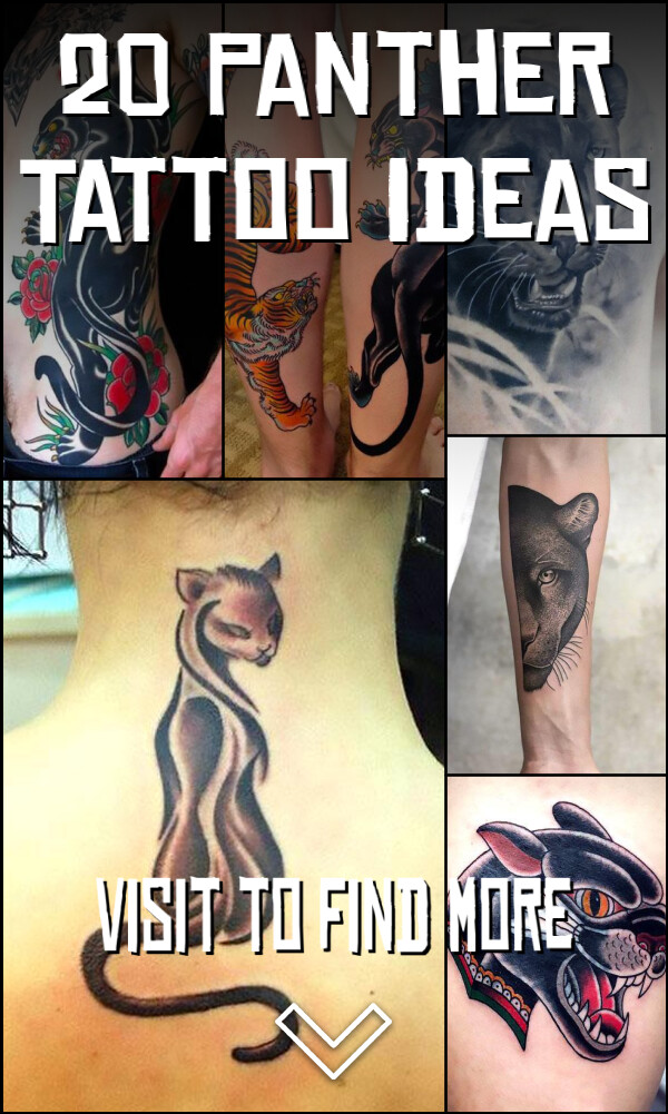 20 Panther Tattoo Ideas