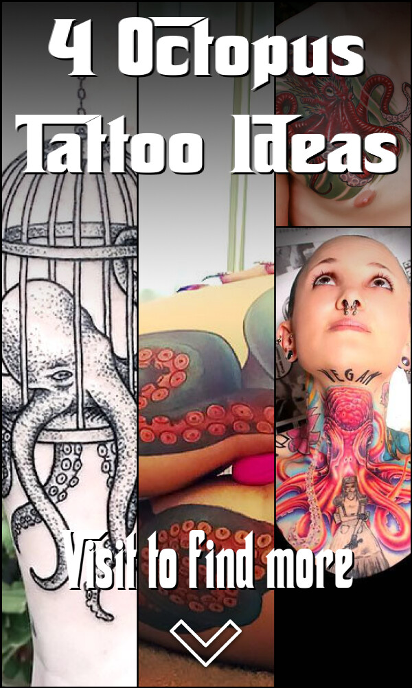 4 Octopus Tattoo Ideas