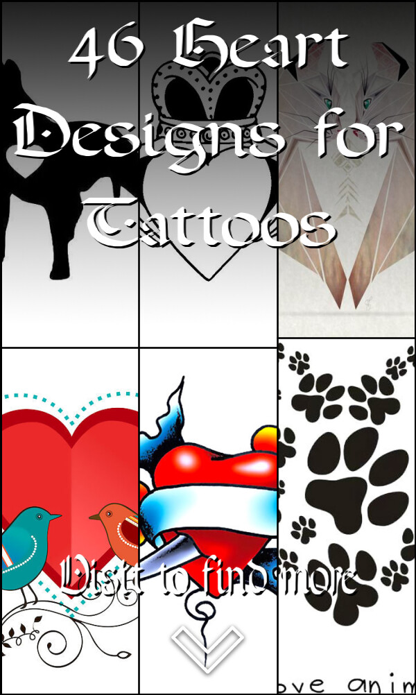 46 Heart Designs for Tattoos 