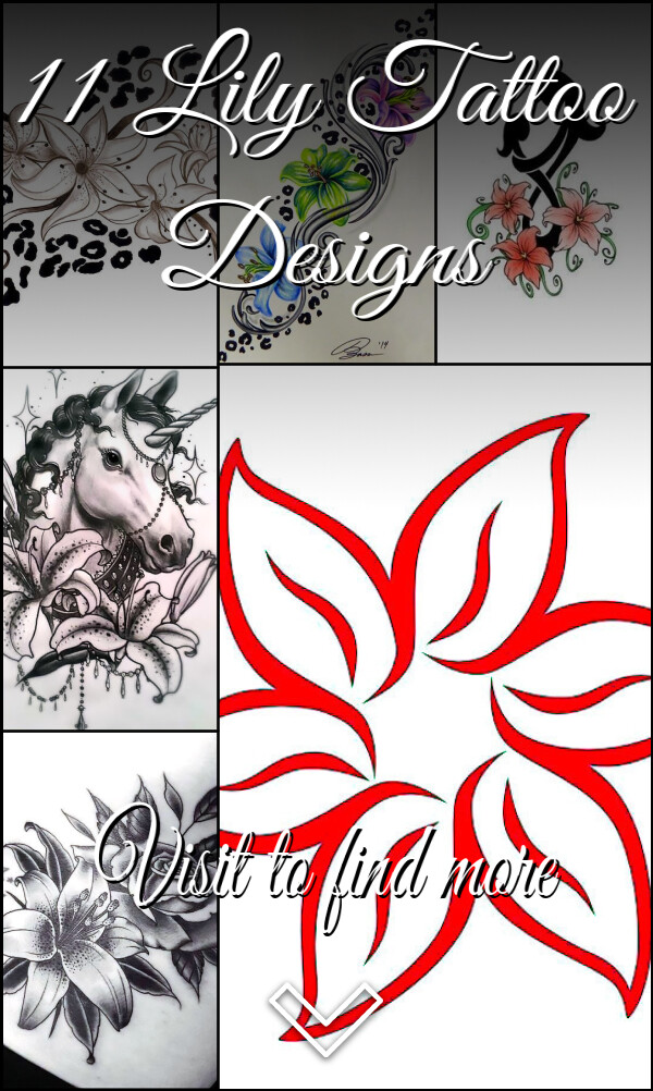 11 Lily Tattoo Designs